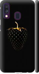 Чехол Черная клубника для Samsung Galaxy A40 2019 A405F