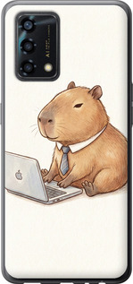 Чехол Funny Capybara CEO Working для Oppo A95