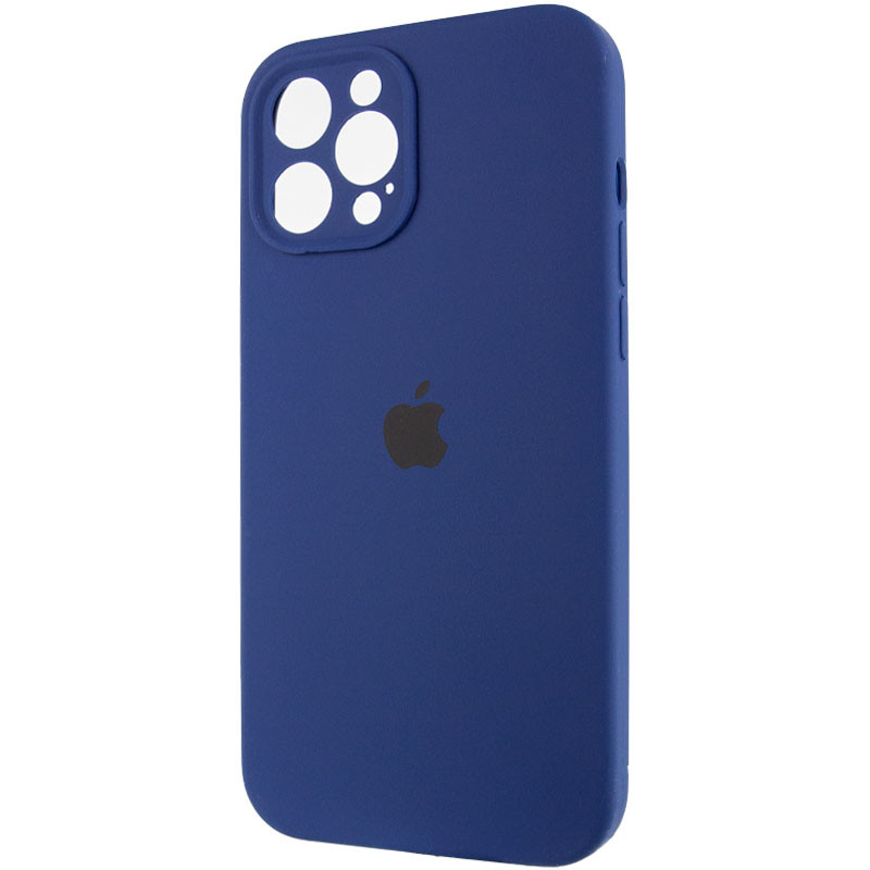 Фото Чехол Silicone Case Full Camera Protective (AA) для Apple iPhone 12 Pro (6.1") (Синий / Deep navy) в магазине vchehle.ua