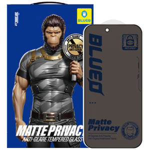 Защитное 2.5D стекло Blueo Full Cover Anti-Peep Matte для iPhone 17 Pro