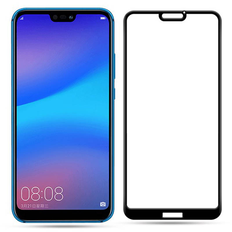 

Гибкое ультратонкое стекло Caisles для Huawei P20 Lite (Черный) 623853