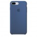 Оригінальний силіконовий чохол на Apple iPhone 7 plus / 8 plus (5.5") (very high copy) (Синій / Blue)