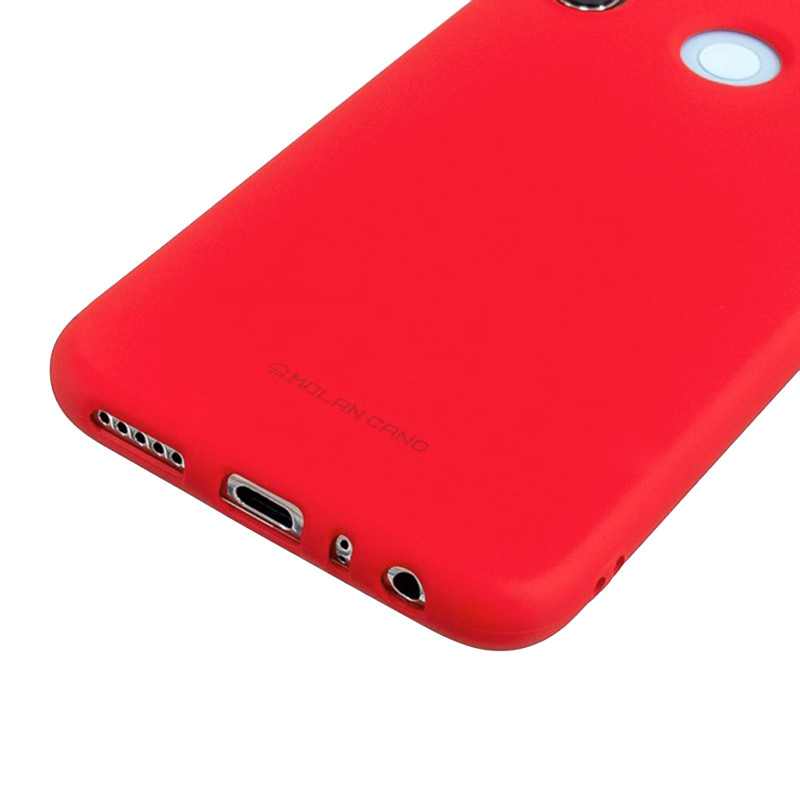 Фото TPU чохол Molan Cano Smooth на Xiaomi Redmi Note 8 / Note 8 2021 (Червоний) в маназині vchehle.ua