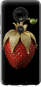 Чехол Клубника v3 для Motorola Moto G7