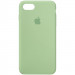 Чехол Silicone Case Full Protective (AA) для Apple iPhone SE (2020) (Зеленый / Pistachio)