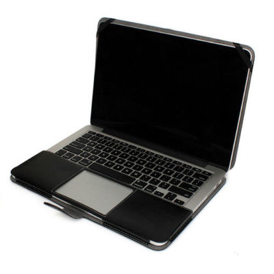 Фото Кожаный чехол-книжка TTX для Apple MacBook Air 13 (Черный) на vchehle.ua