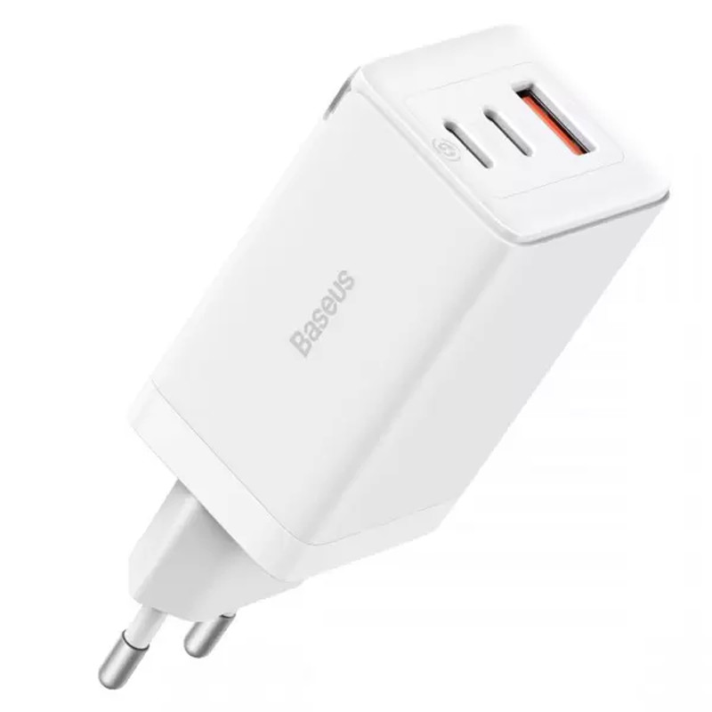 МЗП Baseus GaN5 Pro 65W 2Type-C+USB 100W EU (CCGP12020) (White)