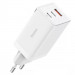 МЗП Baseus GaN5 Pro 65W 2Type-C+USB 100W EU (CCGP12020) (White)