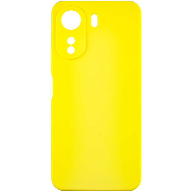 Чехол Silicone Cover Lakshmi Full Camera (AAA) для Xiaomi Redmi 13C / Poco C65 (Желтый / Yellow)