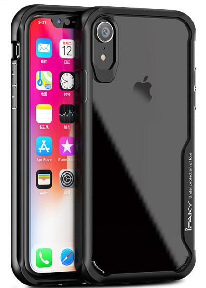 

TPU+PC чехол iPaky Luckcool Series для Apple iPhone XR (6.1") (Черный) 663018