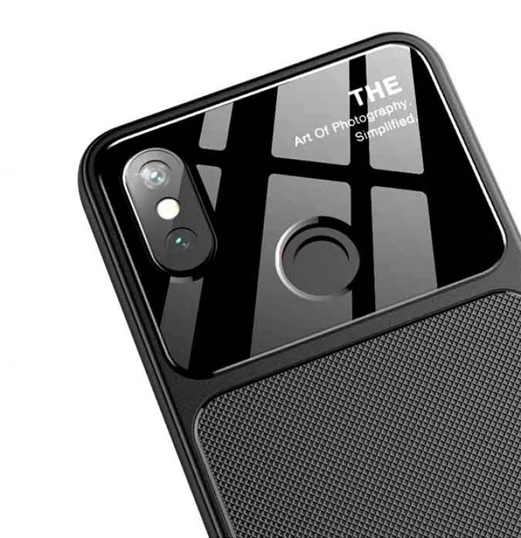 Фото TPU чохол Glossy Half на Xiaomi Redmi Note 6 Pro в маназині vchehle.ua
