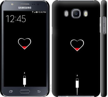 

Чехол Подзарядка сердца для Samsung Galaxy J7 (2016) J710F 721100