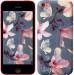 Чехол Нарисованные цветы для iPhone 5c