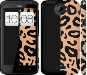 Чехол Пятна леопарда для HTC One X