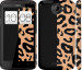 Чехол Пятна леопарда для HTC One X