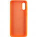 Фото Чохол Silicone Cover Full Protective (AA) на Samsung Galaxy A02 (Помаранчевий / Neon Orange) на vchehle.ua