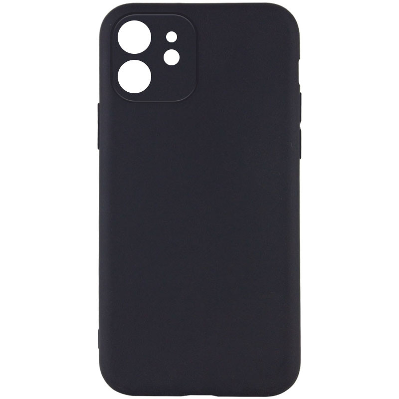 Чехол TPU Epik Black Full Camera для Apple iPhone 12 (6.1") (Черный)