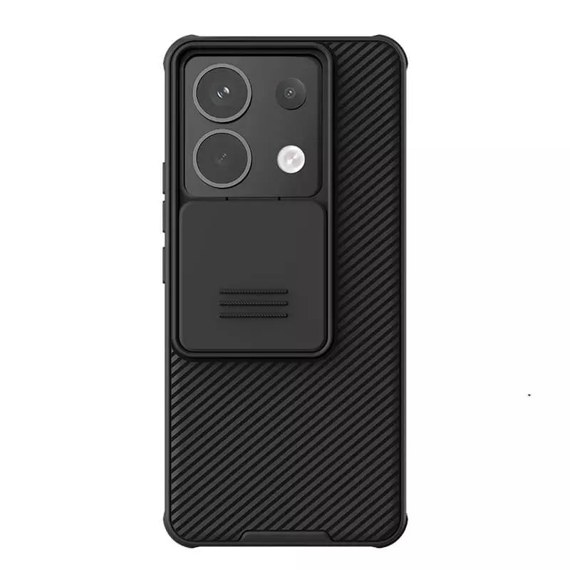 Карбоновая накладка Nillkin CamShield Pro для Xiaomi Redmi Note 13 Pro 5G (Black)