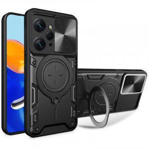 Удароміцний чохол Bracket case with Magnetic для Xiaomi Poco M6 Pro