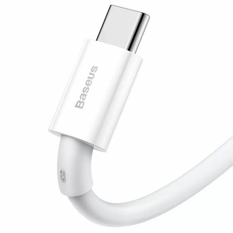 Фото Дата кабель Baseus Superior Series Fast Charging USB to Type-C PD 66W (2m) (CATYS-A) (Білий) на vchehle.ua