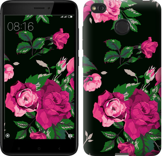 

Чохол Троянди на чорному тлі на Xiaomi Redmi 4X 547059