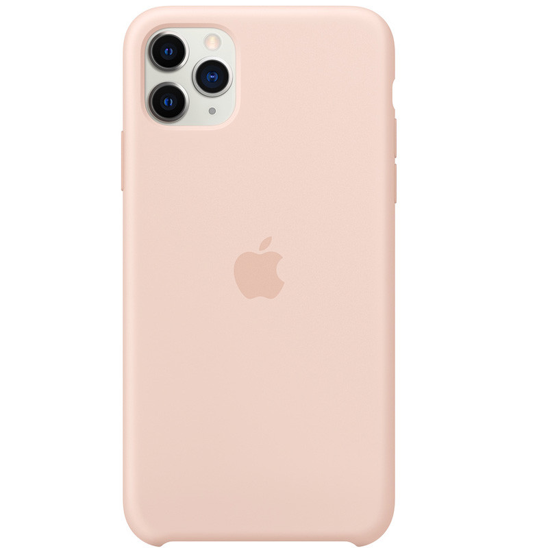 Чохол Silicone case (AAA) на Apple iPhone 11 Pro Max (6.5") (Рожевий / Pink Sand)