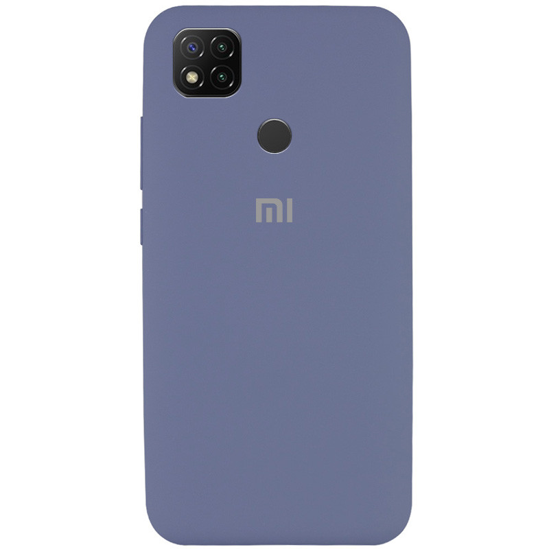 Чехол Silicone Cover Full Protective (AA) для Xiaomi Redmi 9C (Серый / Lavender Gray)