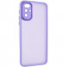 TPU+PC чехол Accent для Motorola Moto G22 (White / Purple)