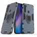 Купить Ударопрочный чехол Transformer Ring for Magnet для Xiaomi Redmi Note 8T (Серый / Metal slate) на vchehle.ua
