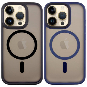 TPU+PC чехол Metal Buttons with Magnetic Safe для Apple iPhone 16 Pro (6.3")