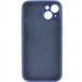 Фото Чехол Silicone Case Full Camera Protective (AA) для Apple iPhone 15 (6.1") (Синий / Deep navy) в магазине vchehle.ua