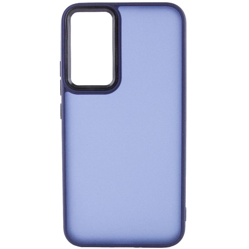 Фото Чехол TPU+PC Lyon Frosted для Xiaomi Redmi Note 13 Pro 4G / Poco M6 Pro 4G (Navy Blue) на vchehle.ua