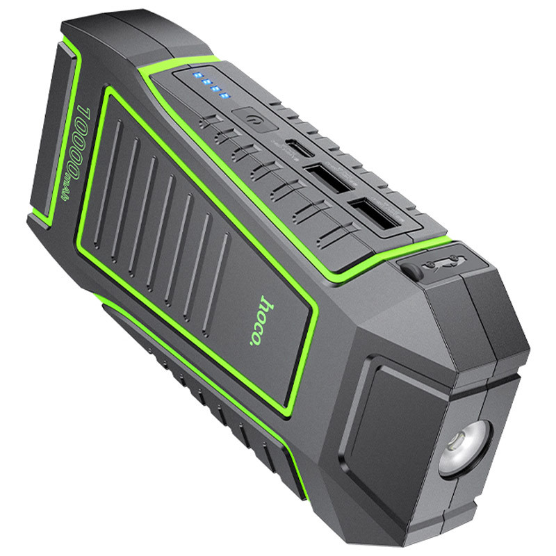Пусковое устройство (бустер) для автомобиля Hoco QS1 Spring Car Jump Starter 10000 mAh (Black) в магазине vchehle.ua
