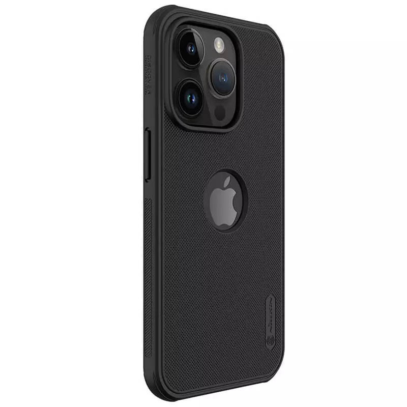 Чохол Nillkin Matte Pro з лого на Apple iPhone 14 Pro (6.1") (Чорний) в магазині vchehle.ua