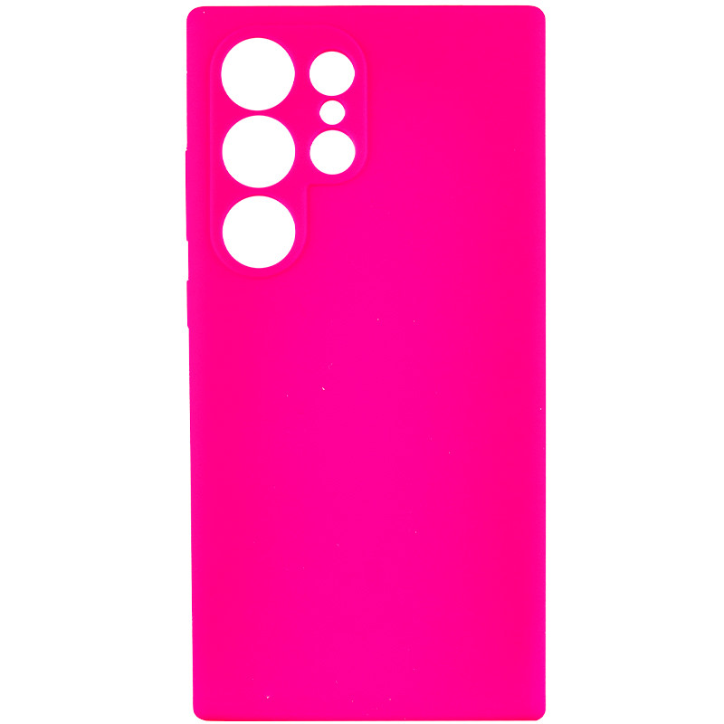 Чохол Silicone Cover Lakshmi Full Camera (AAA) на Samsung Galaxy S24 Ultra (Рожевий / Barbie pink)