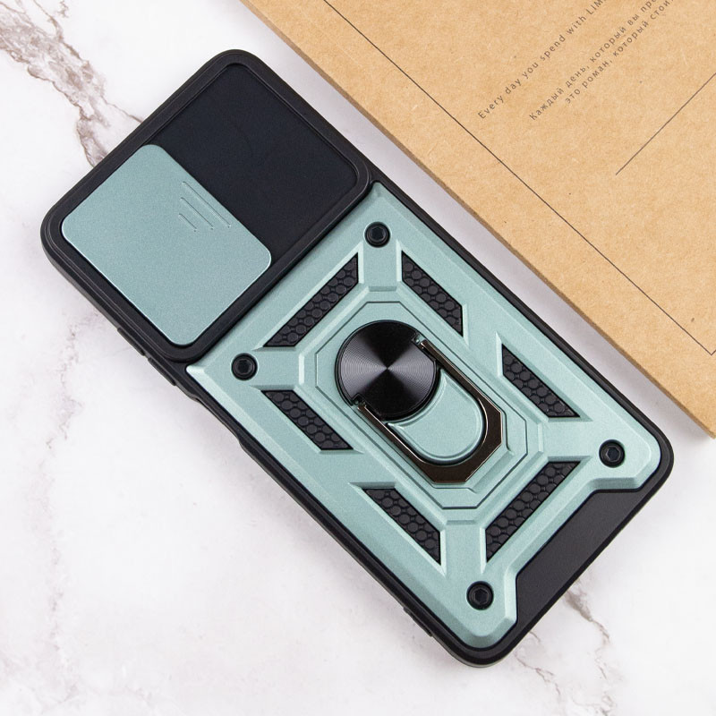 Купити Ударостійкий чохол Camshield Serge Ring на Samsung Galaxy A55 (Зелений) на vchehle.ua