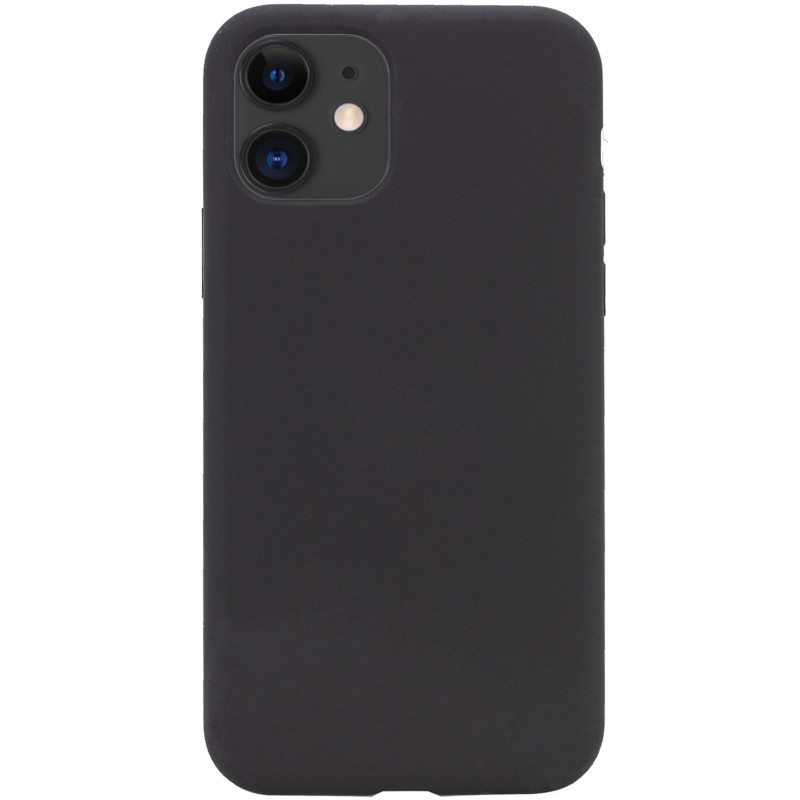 Чехол Silicone Case Full Protective (AA) NO LOGO для Apple iPhone 11 (6.1") (Черный / Black)