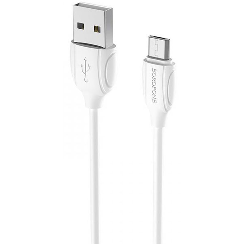Дата кабель Borofone BX19 USB to MicroUSB (1m) (Белый)