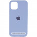 Чехол Silicone Case Full Protective (AA) для Apple iPhone 16 (6.1") (Голубой / Lilac Blue)