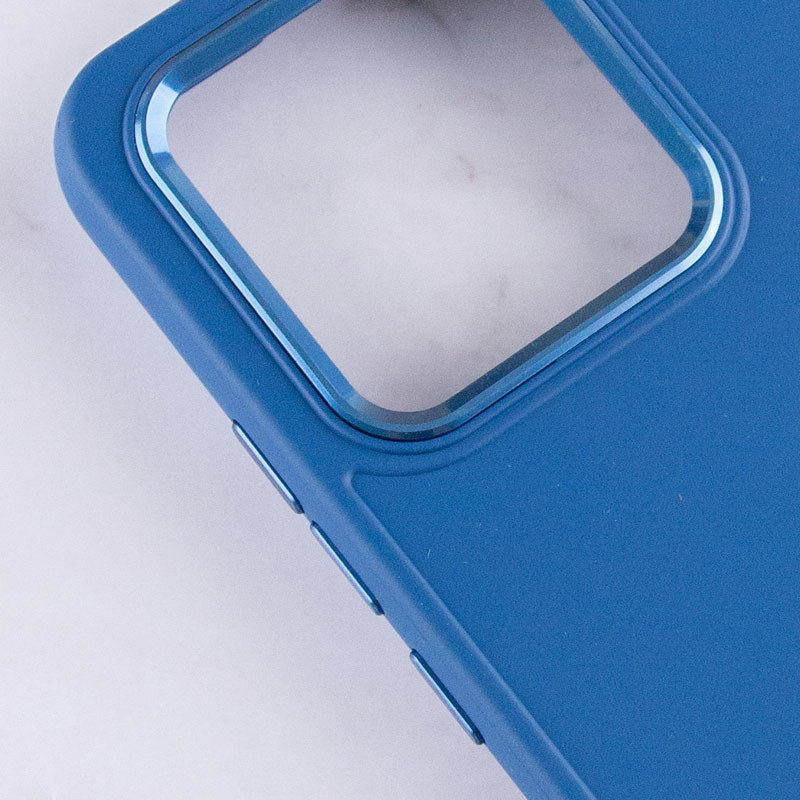 Купить TPU чехол Bonbon Metal Style для Xiaomi Redmi Note 13 4G (Синий / Denim Blue) на vchehle.ua