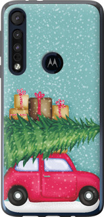 

Чохол Машина з подарунками на Motorola One Macro 1672033