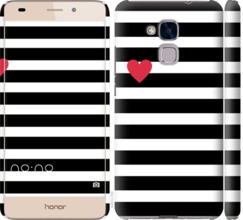 

Чехол Черно-белые полосы для Huawei GT3 752065