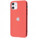 TPU чехол Matte LOGO для Apple iPhone 11 (6.1") (Розовый  / Coral)