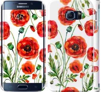 

Чохол Намальовані маки на Samsung Galaxy S6 Edge G925F 743756