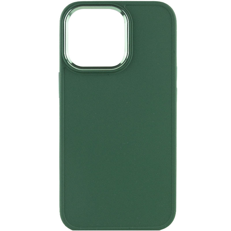 Фото TPU чохол Bonbon Metal Style на Apple iPhone 13 Pro (6.1") (Зелений / Army green) на vchehle.ua