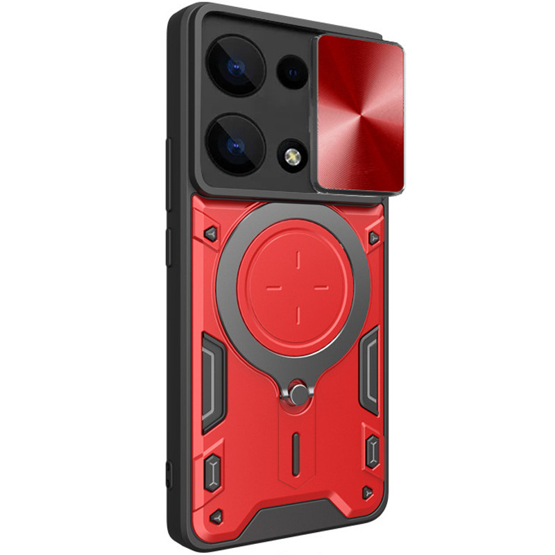 Фото Удароміцний чохол Bracket case with Magnetic на Xiaomi Redmi Note 13 5G (Red) на vchehle.ua