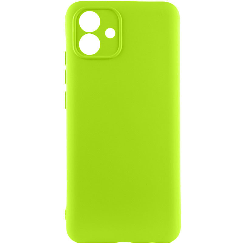 Чохол Silicone Cover Lakshmi Full Camera (A) на Samsung Galaxy A05 (Салатовий / Neon Green)