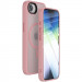 TPU+PC чехол Metal Buttons with  Magnetic Safe Colorful для Apple iPhone 16e (6.1") (Розовый / Pink)