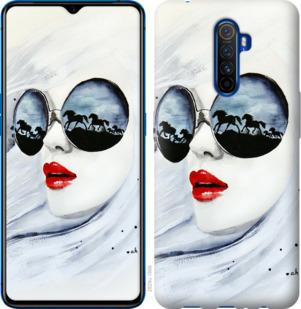 

Чохол Дівчина аквареллю на Realme X2 Pro 919637