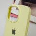 Чохол Silicone Case Full Protective (AA) на Apple iPhone 14 Pro Max (6.7") (Жовтий / Mellow Yellow) в магазині vchehle.ua